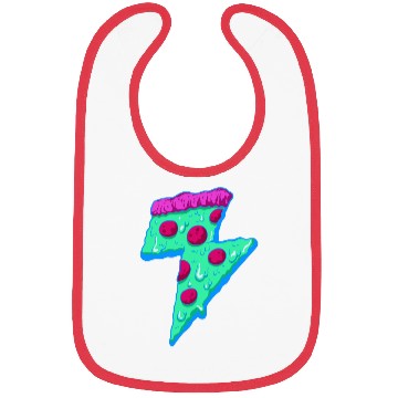 Discover Pizza Lightning Bibs