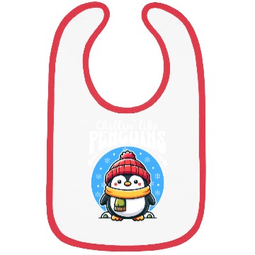 Discover Chillin' Like Penguins Bibs