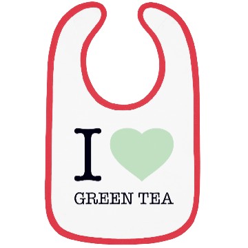 Discover I LOVE GREEN TEA Bibs