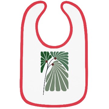 Discover Green Flower Bibs