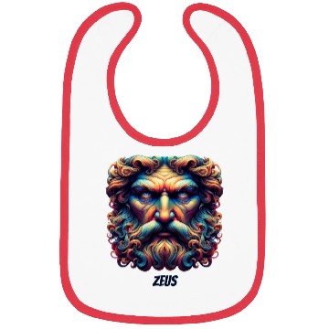 Discover face of zeus mythosview Bibs