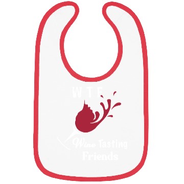 Discover WTF Wine Tasting Friends Bibs Funny Birthday Gi