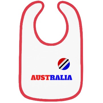 Discover Australian Flag Inspired Graphic Design Bibs