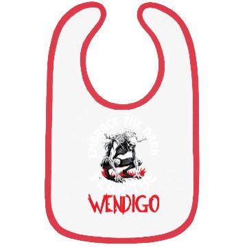 Discover Cryptid Embrace The Dark Fear The Wendigo Bibs