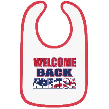 Discover Welcome Back America Patriotic Design Bibs
