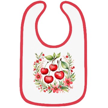 Discover I love cherry Bibs