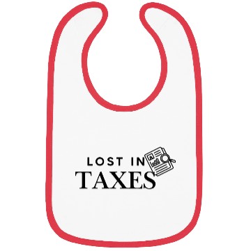 Discover lost in taxes adulting Bibs