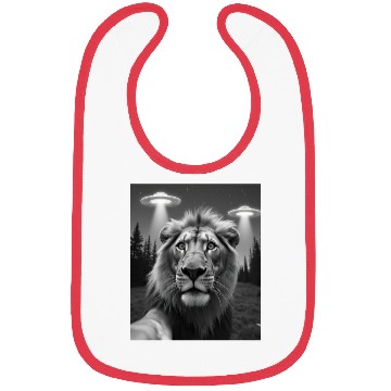 Discover UFO Funny Lion Bibs