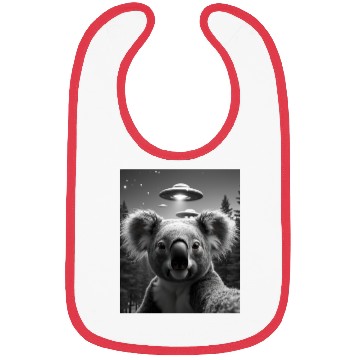 Discover UFO Funny Koala Bear Bibs