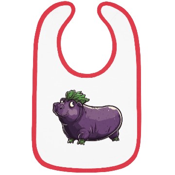 Discover Hip Eggplant Bibs