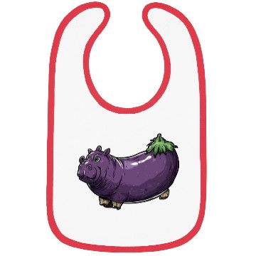 Discover Hip Eggplant Bibs