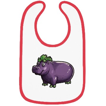 Discover Hip Eggplant Bibs