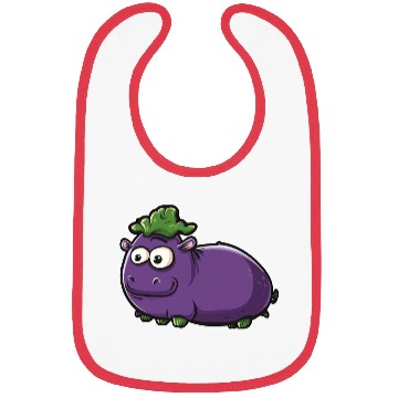 Discover Hip Eggplant Bibs