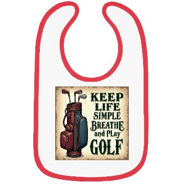 Discover Golf Breath and Play Golf Bibs