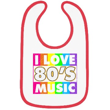Discover Retro 80s Style design – Perfect for Nostalgia Fa Bibs