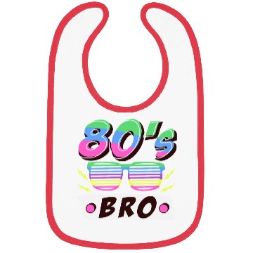 Discover Retro 80s Style design – Perfect for Nostalgia Fa Bibs
