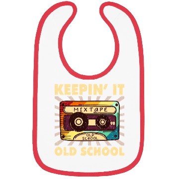 Discover Retro 80s Style design – Perfect for Nostalgia Fa Bibs