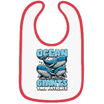 Discover Whale Watching Ocean Giants Tiny Marine Animal Bibs