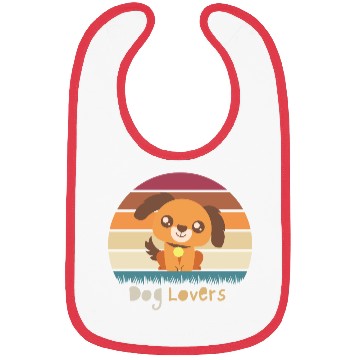 Discover Dog lovers funny and cut dog Bibs
