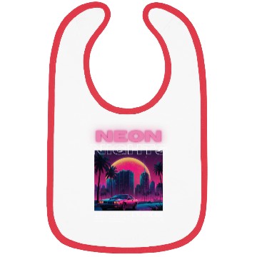 Discover Neon Nights - Synthwave City Retro Bibs