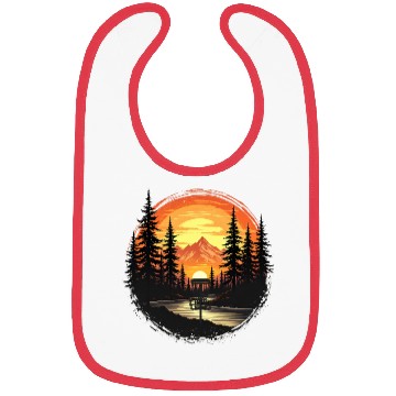 Discover Disc Golf Mountain Sunset Bibs