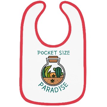 Discover Pocket Size Paradise Home Mini Plant Terrarium Bibs