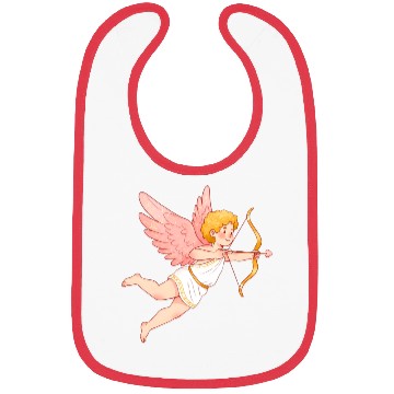 Discover Cupid with Bow and Arrow. Bibs