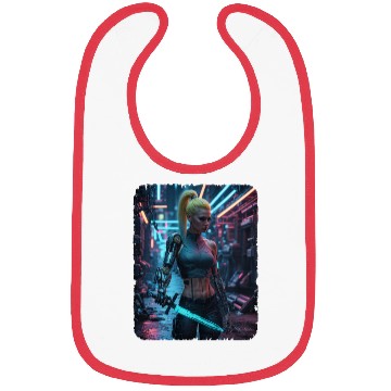 Discover Cyberpunk women Warrior Bibs