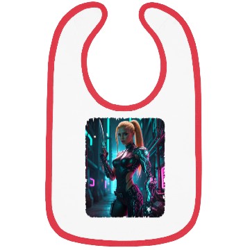 Discover Cyberpunk women Warrior Bibs