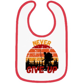 Discover Never Give Up Forest Adventure Design Bibs