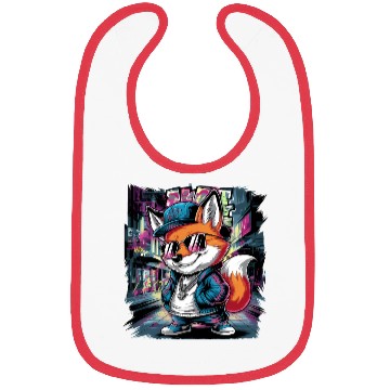 Discover Gangsta Fox Swagger Bibs