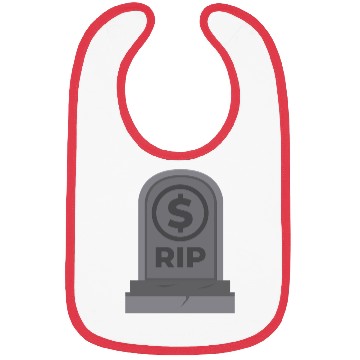 Discover RIP Dollar Coin Bankrupt America Bibs