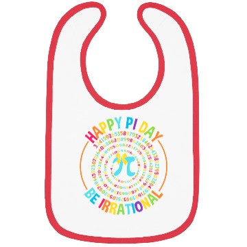 Discover Happy Pi Day Bibs Cute Math Bibs with Coquette