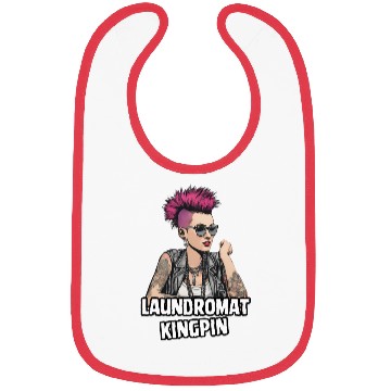 Discover Laundromat Kingpin - Punk Rock Girl Bibs