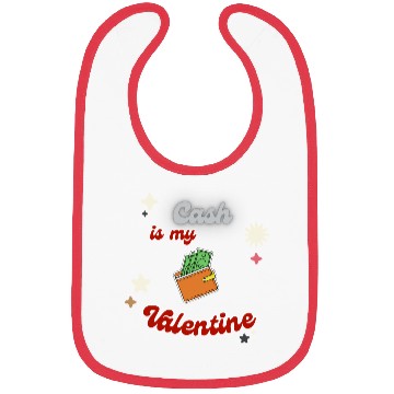 Discover Money Lover's Valentine Apparel Bibs