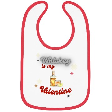 Discover Whiskey Lovers Valentine's Design Bibs