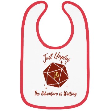 Discover unplug the adventure is waiting Bibs