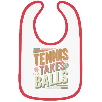 Discover Tennis Takes Balls 4 Bibs