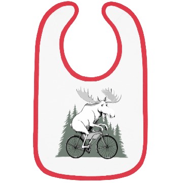 Discover Handmade Moose on Bike Bibs – Unique Unisex