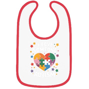 Discover I Love Someone With Autism Autistic Awareness Bibs