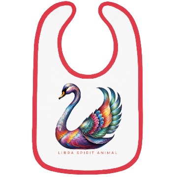 Discover Libra Spirit Animal Swan Alebrije Bibs