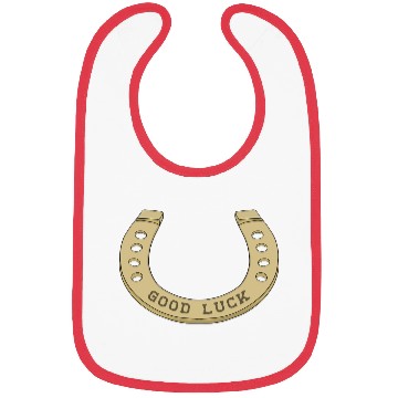 Discover Cool Horseshoe for Lucky Days Bibs