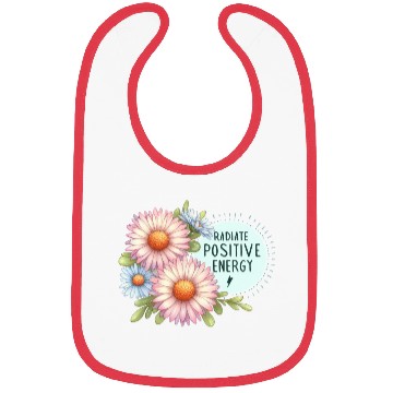Discover Radiate Positive Energy: Daisy and Bloom Art Bibs