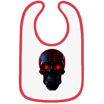 Discover Neon Skull Binary Pulse Bibs