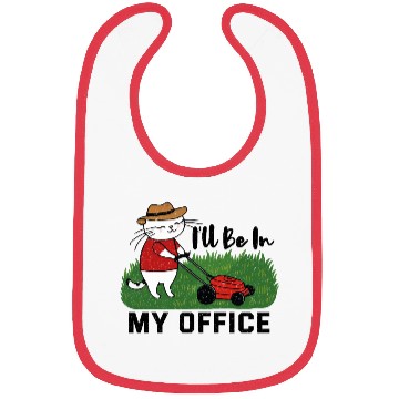 Discover funny cat Lawn mowing Bibs