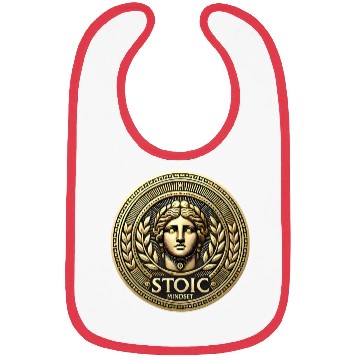 Discover Stoic Mindset – Embrace Strength and Wisdom Bibs