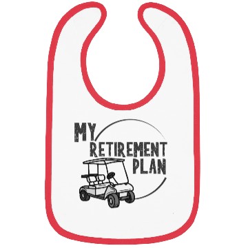Discover my retirement plan golf golfing retire retiring Bibs