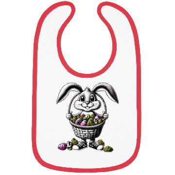 Discover Easter Bunny's Green Surprise - Cannabis and Egg Bibs