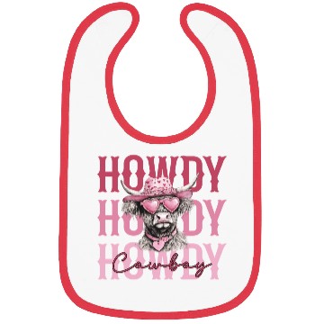 Discover Highland cow - Howdy Cowboy Bibs