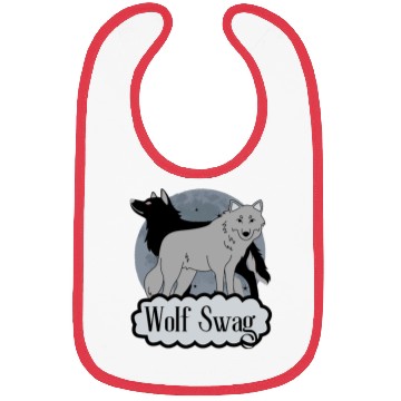 Discover Black Wolf Swag | Wolf and Badge Bibs